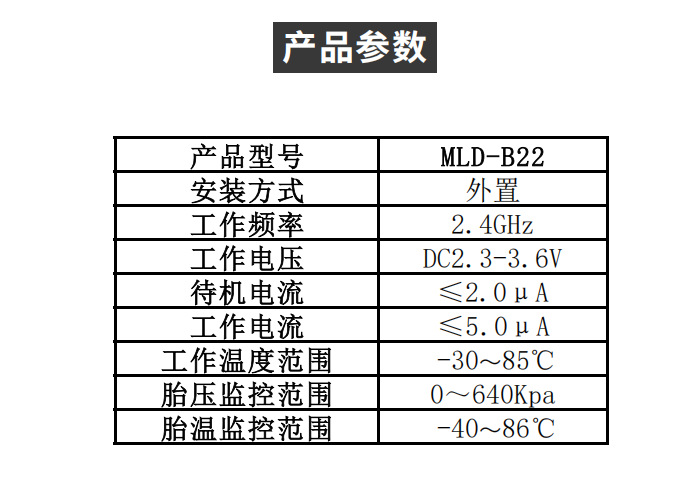 Miled Bluetooth External Tire Pressure Monitoring System Wireless Mobile Phone APP Universal TPMS for Cars