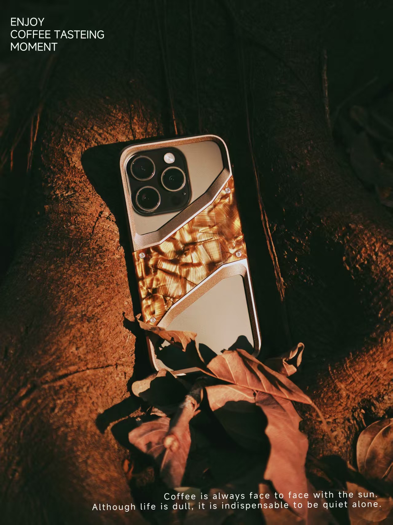 Ốp lưng iPhone 16 Pro Max hợp kim nhôm chống rơi, viền dày bảo vệ toàn diện — Hợp kim nhôm M12 + miếng cao su thân thiện với môi trường [vàng] chi tiết 15