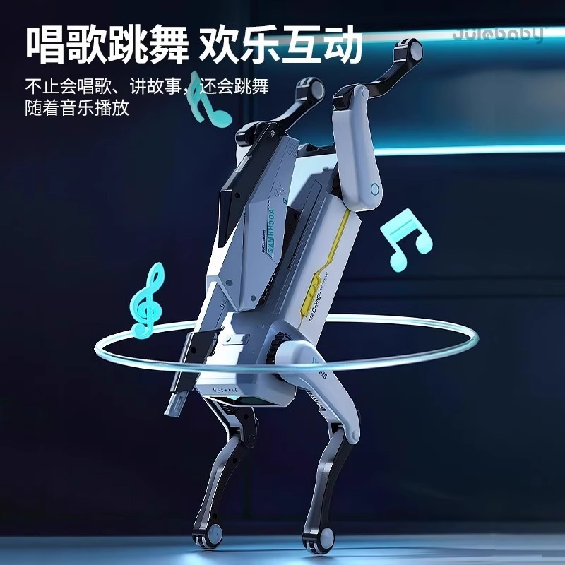 模擬人工知能マシンクリップ犬音声対話ハイテク携帯電話リモコンプログラミング子供用電気玩具|undefined