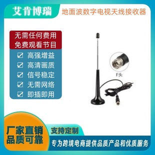 Cross-Border Dual-Use Dab/Fm Telescopic Radio Antenna Free Dtmb Ground Wave High-Definition Digital Tv High Gain