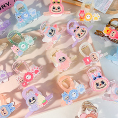 ラブブークリップ子供用かわいい漫画ヘアピン後頭部ヘアクリップ甘い女の子サメクリップヘアアクセサリー