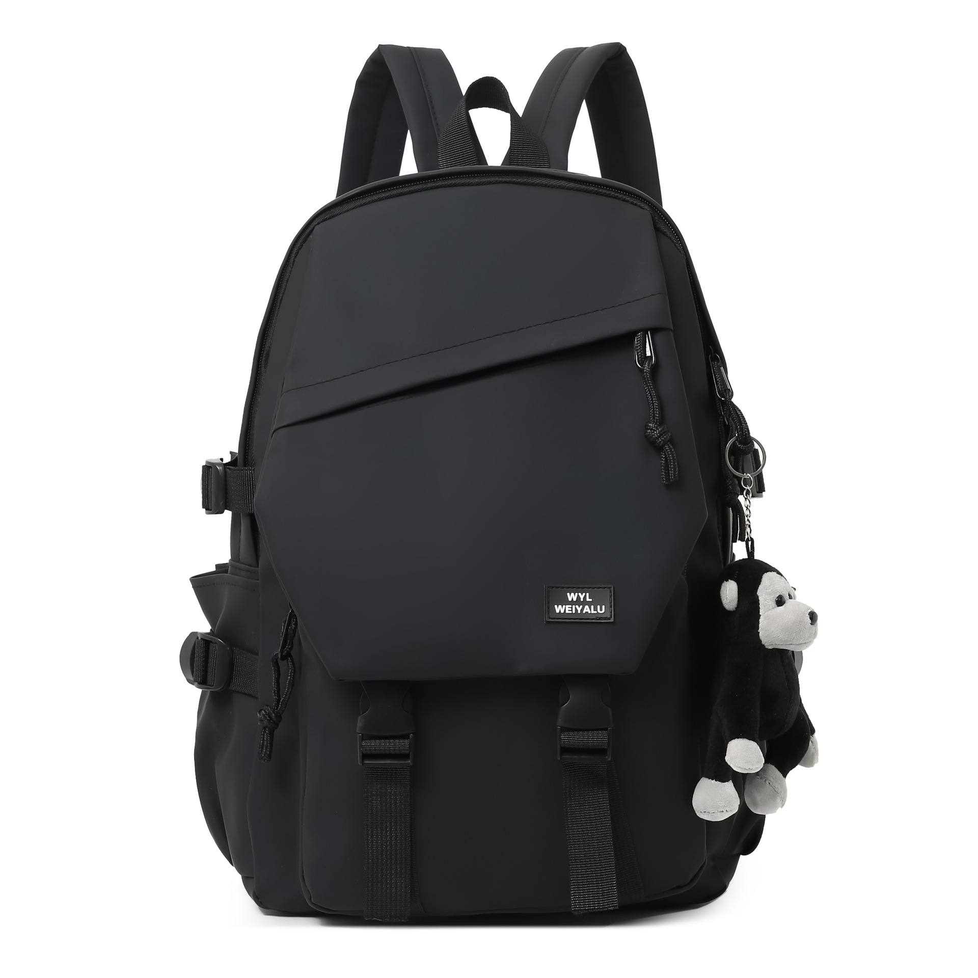 Rucsac de liceu Harajuku, de mare capacitate, la modă și modern, versiunea coreeană 2024, cu accesorii de agățat_voghion.com