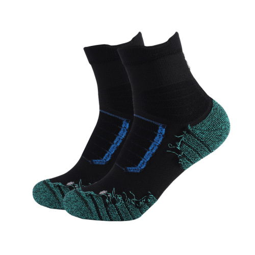 Basketball socks for men and women wholesale thickened towel bottom sweat-absorbent breathable cushioning mid-tube elite sports socks factory direct supply