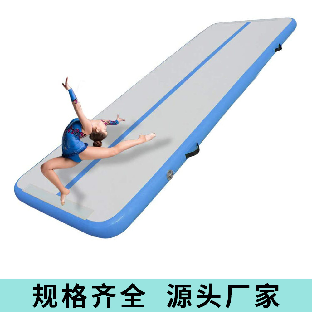 Source Manufacturer Customized Inflatable Gymnastics Mat Yoga Mat Dance Mat Fitness Mat Martial Arts Training Inflatable Brushed Air Cushion