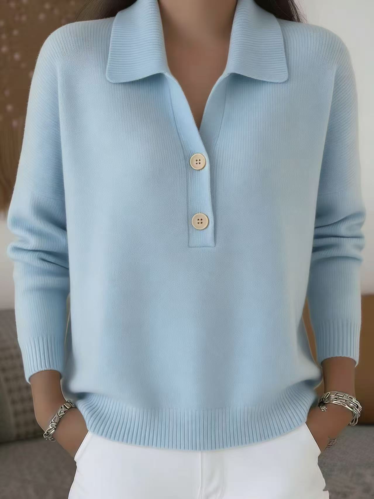 demi-season knitted sweater