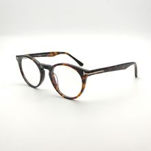 tomford同款女式平光镜TF5557眼镜复古圆框男女近视板材眼镜框