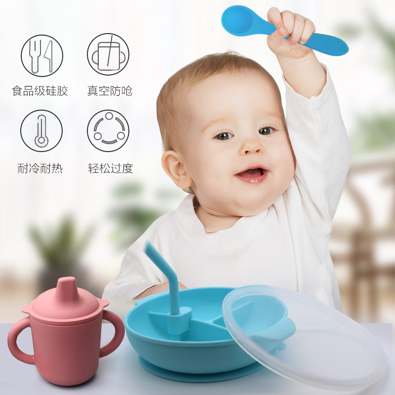 Corea del Sur nuevo I de silicona taza de bebida directa taza de bebida para niños taza de pico de pato bebé anti-estrangulamiento a prueba de fugas taza de agua para bebés