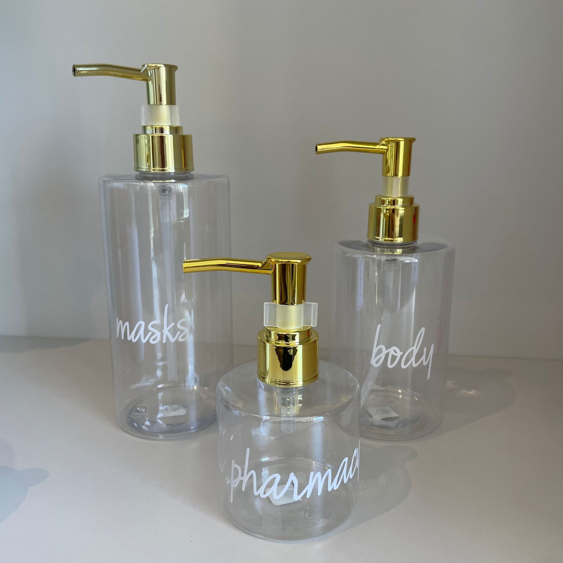 高端乳液分装瓶高级轻奢透明洗手液瓶子高颜值空瓶 乳液泵