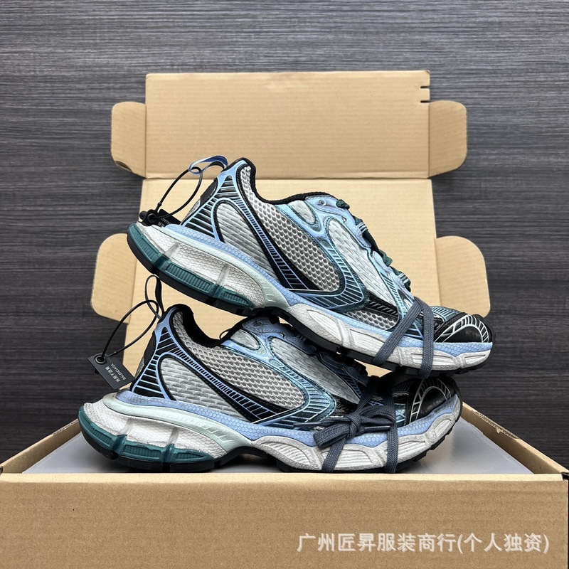 跨境专供毒家现货25ss巴黎B家纯原版本做旧3XL十代米金潮流跑鞋|undefined