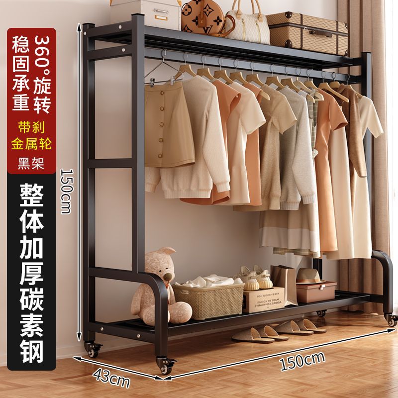 # (굵고 두꺼워진) 메탈 휠 스타일 블랙 150cm