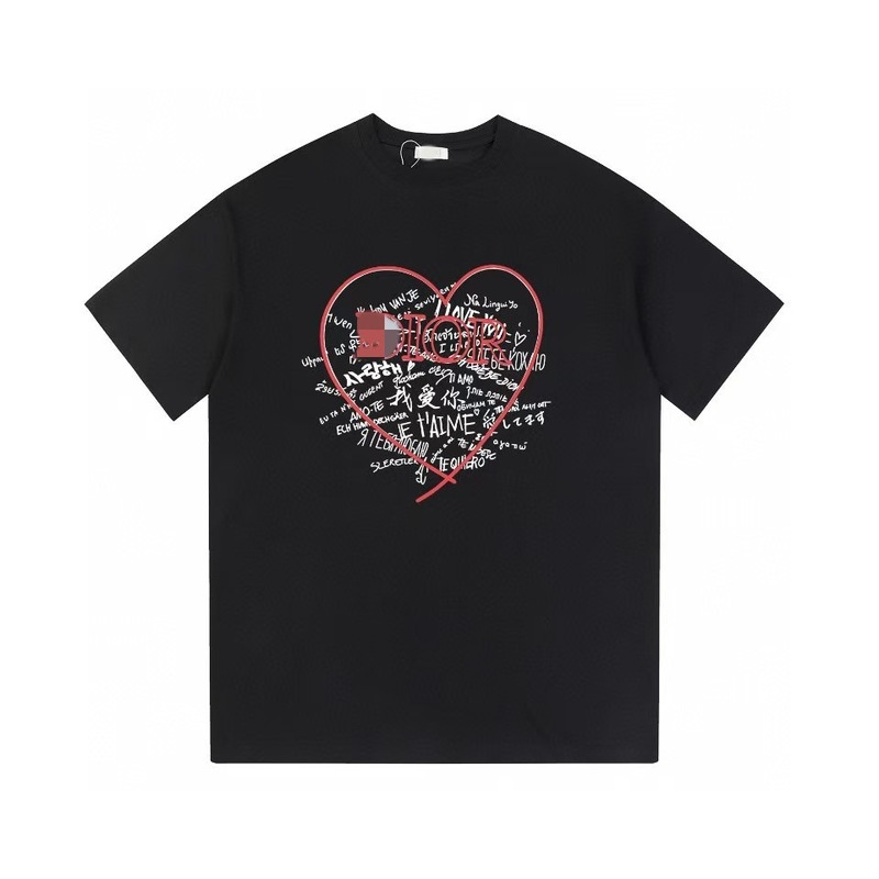 D's 300g 半袖 Tシャツ メンズ 夏 純綿 ハイウェイト ゆったり 半袖 服 アメリカのトレンド ブランド Tシャツ カップル|undefined