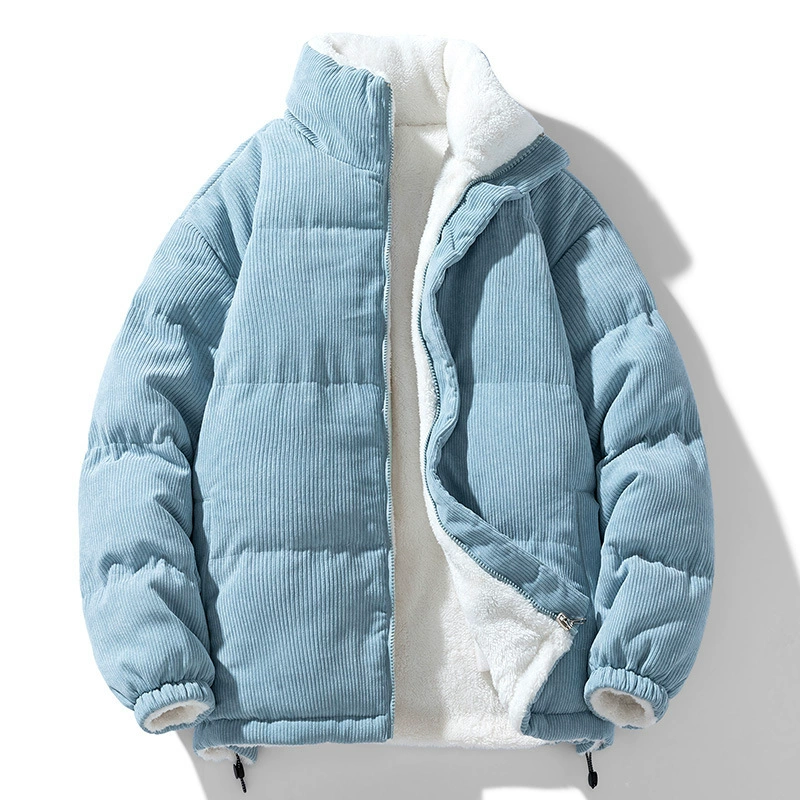 Детский пуховик из бархата, тёплая зимняя куртка, размеры M–4XL (голубой/рыжий/тёмно‑синий)