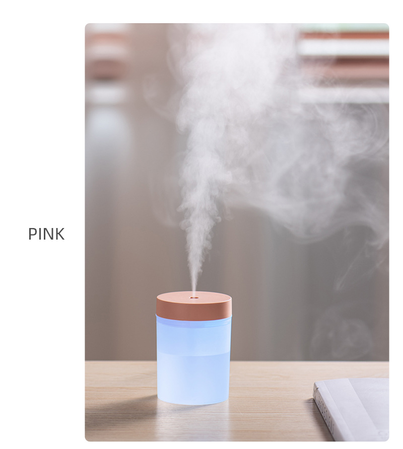 加湿器  Air Humidifier USB大雾量车载办公迷你静音炫彩杯加湿器详情13