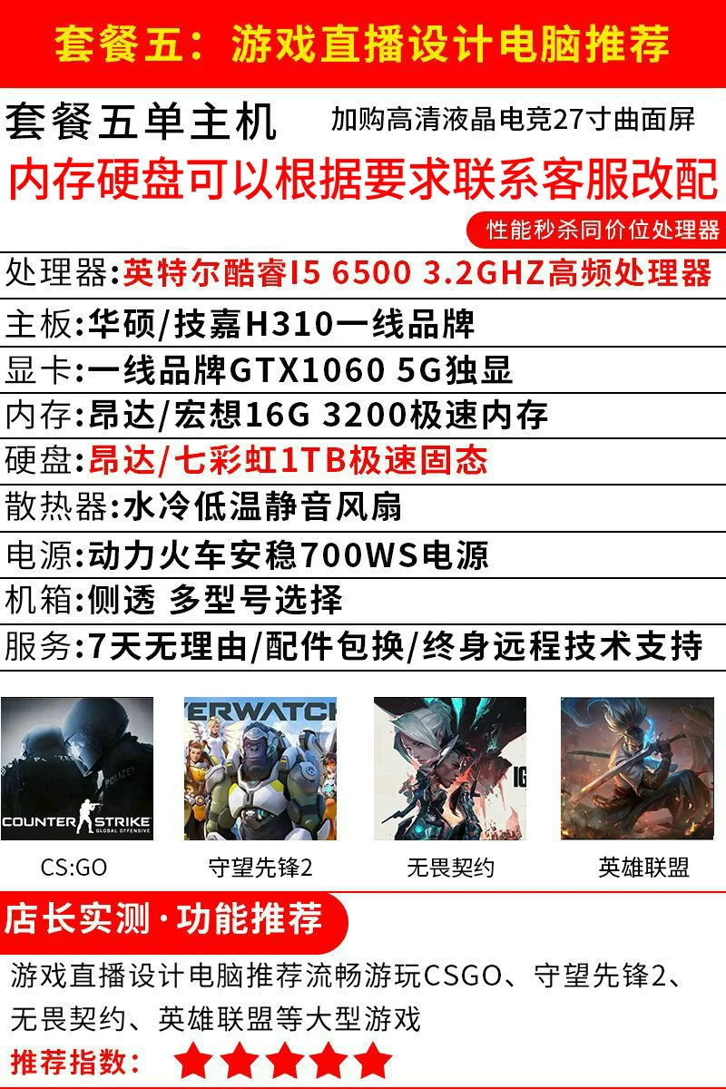 Настольный игровой ПК (кастом) — варианты водяного охлаждения, RTX4060/RTX5060, настраиваемые 12–18 ядер