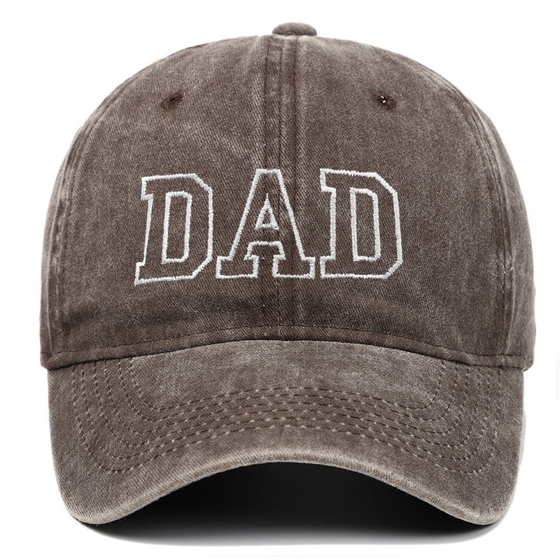 Amazon ベストセラー ウォッシュドコットン DAD MOM 刺繍ベースボールキャップ レトロ スポーツ レジャー ピークキャップ トレンディなサンハット|undefined