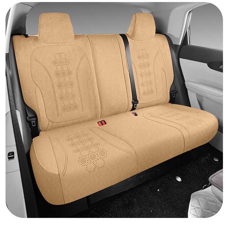 Geely Xingyue Car Seat Cushion, Custom-Made Rams Suede Seat Cover, All-Season Full Coverage Breathable Seat Cover