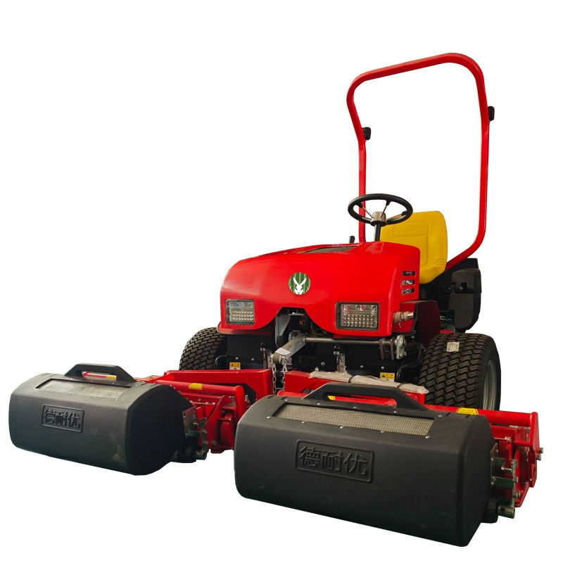 Трехвальный роторный косилка, райдерная роторная косилка, газонокосилка для гольфа, газонокосилка для футбольного поля.