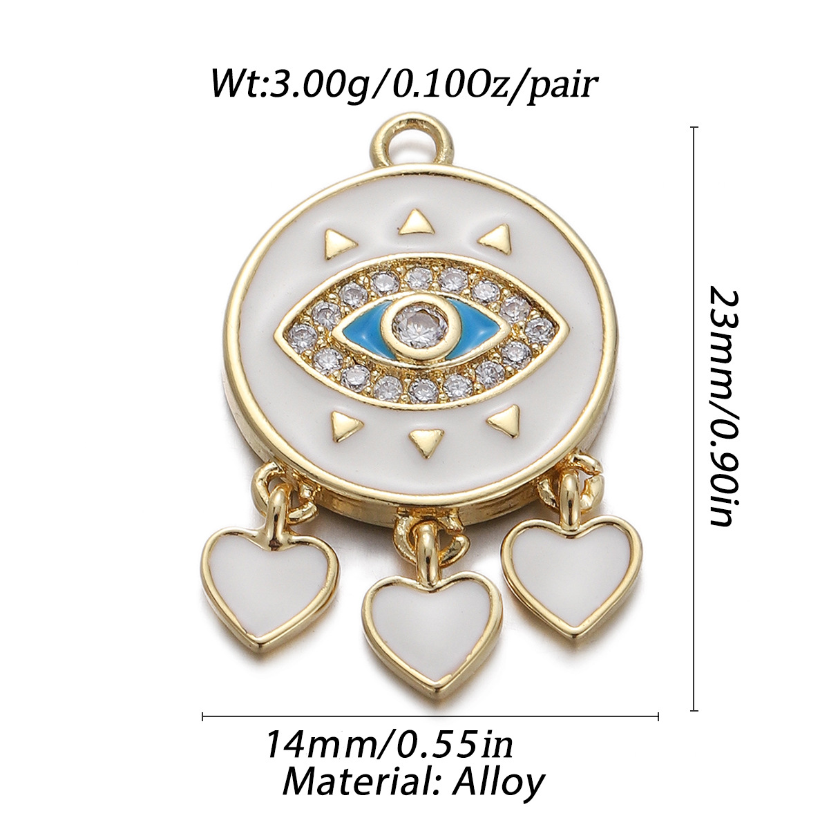 1 Piece Copper Solid Color Pendant display picture 10