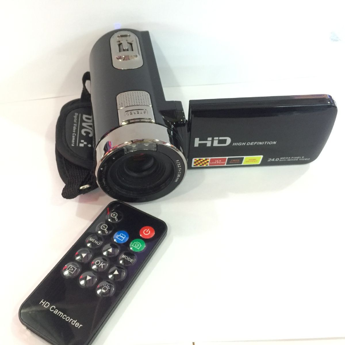 3.0 inch 24 million pixel HD-X301 digital camera 16 times zoom 1080p video DVD player with remote control