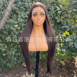 长直发假发;假发长卷发