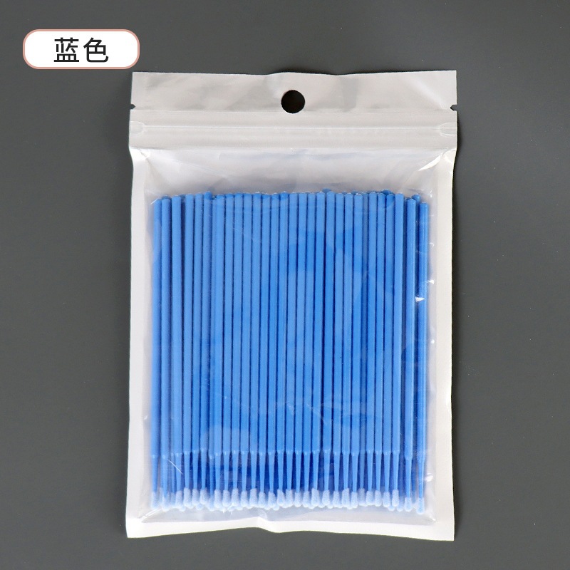 Microhisopos de Algodón Desmaquillantes 100 Piezas Algodón y PP Limpieza para Maquillaje de Ojos