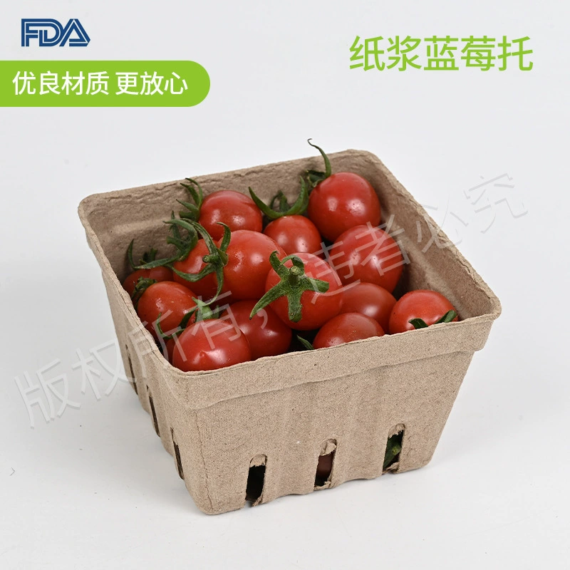 Большая черничная подставка для целлюлозы одноразовая большая емкость свежих фруктов и овощей