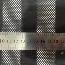 中条格网 无弹竖条条纹网印花底布服装辅料