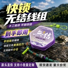 双轨无结线组主线成品线组无结杆稍绳尼龙线鱼线组全套黑坑竞技