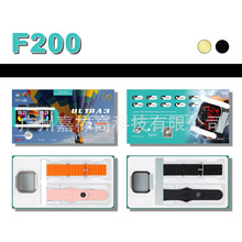 跨境新品F200智能手表来电消息提醒心率血压监测运动手表工厂直销