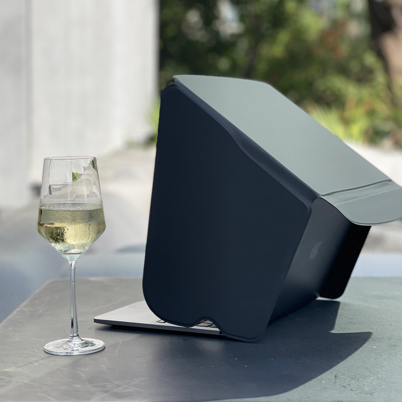 Outdoor Office Laptop Sunshade, Anti-Sunlight Eye Protection Screen, Protects and Extends Laptop Battery Life, Privacy Shading