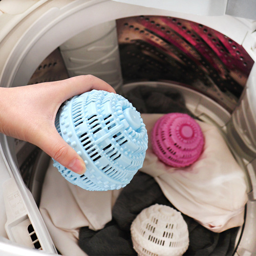 Large laundry ball, decontamination, anti-tangle, laundry ball, fragrance-retaining, elastic, non-damaging magic ball, ceramic particles