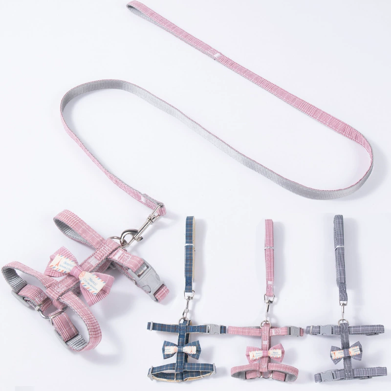 Собачий буксирный поводок с бантом Word собачий веревка кошачий нагрудный ремень кошачий веревка кошачий небольшой собачий принадлежности для животных оптом