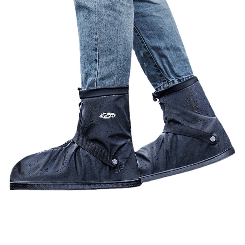 Waterproof and rainproof shoe cover non-slip thickened wear-resistant bottom outdoor rain boots for men and women cross-border wholesale a generation of 188