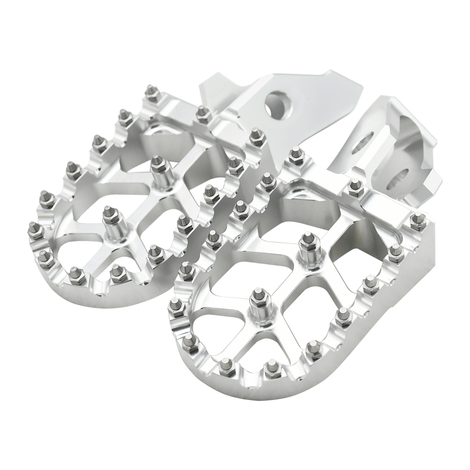 Special modified anti-slip footrests for QiuLongJiFeng electric off-road vehicles, made of aluminum alloy and enlarged for better stability