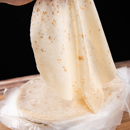 Handmade thin pancakes, Shandong-style flatbreads, pan-fried flatbreads, braised chicken wrap pancakes, breakfast hand-panned pancakes, wholesale distribution