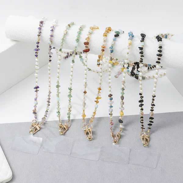 South Korea New Macaroon Candy Color Jelly Color Beaded Beaded Necklace Sweet Cute Girl Style All-match Necklace