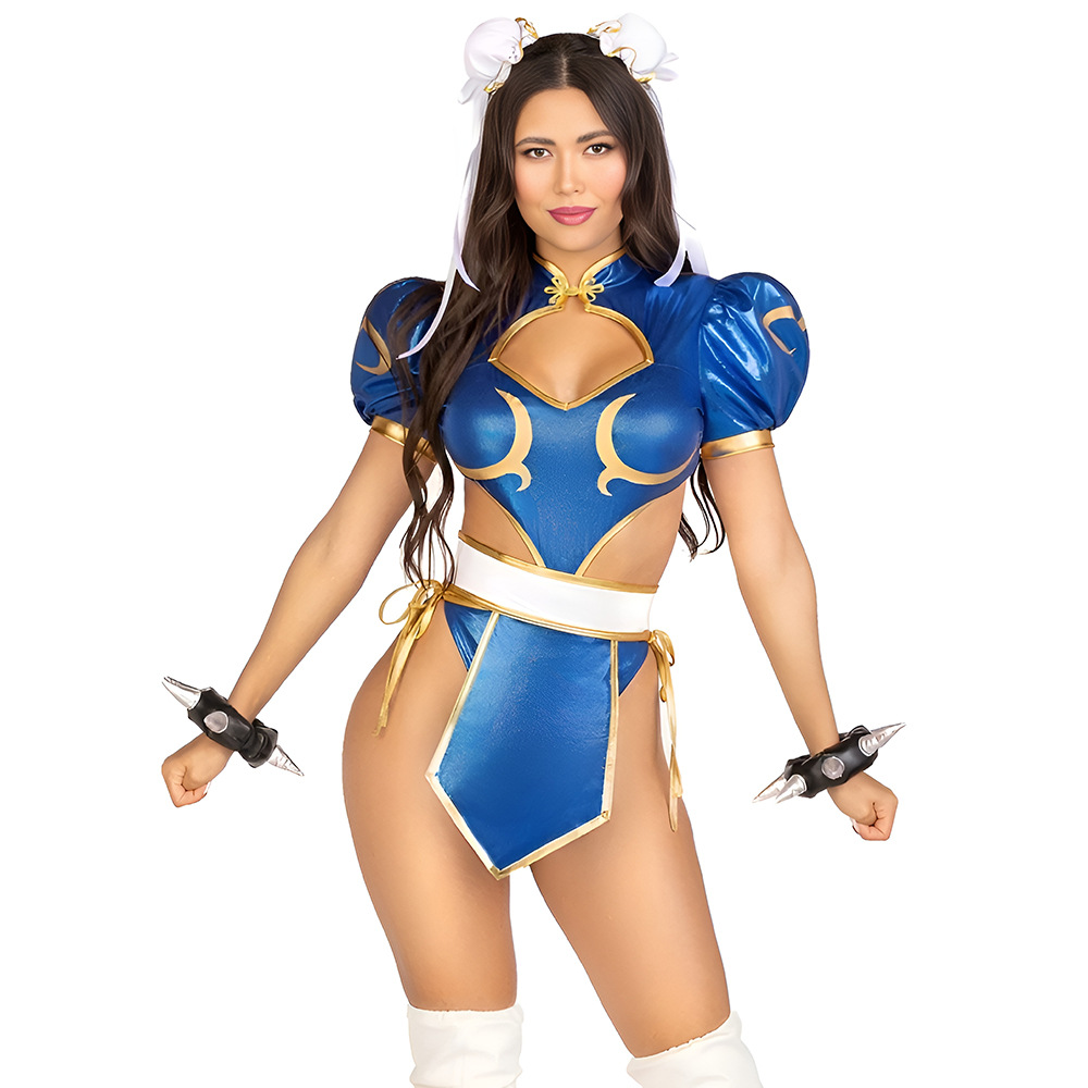 Japanese Anime Game Uniform COSPLAY Street Fighter Female Halloween Costume Sexy suit Cross Border