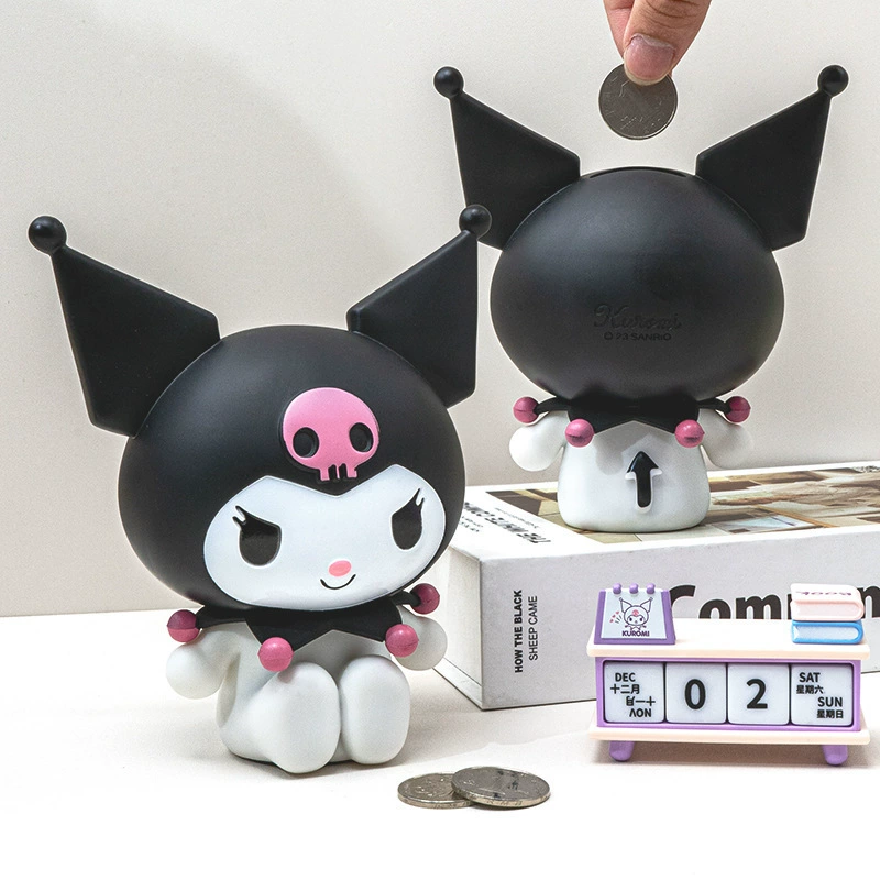 Скульптура/Статуэтка-табличка? Нет. Описание: 三丽鸥 Table piggy bank plastic, fall protection