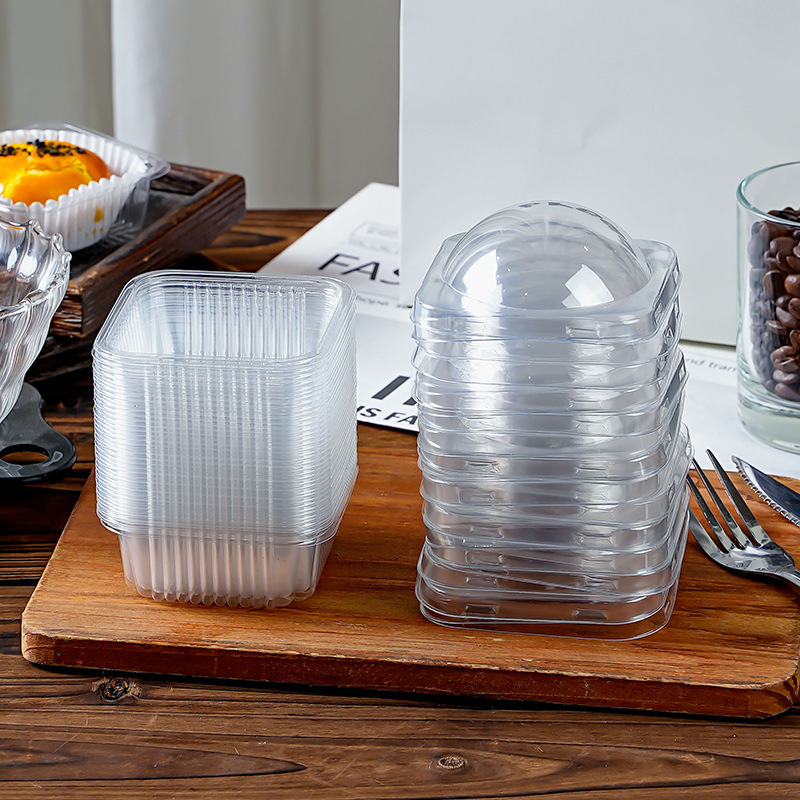 Egg yolk crisp packaging single bottom snow mei Niang moon cake 60-80g gift box baking paper bag blister box wholesale