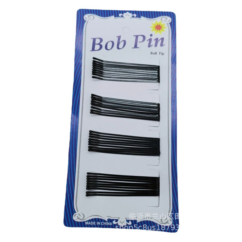 Зажим может быть мужским, универсальный черный, независимая упаковка для волос