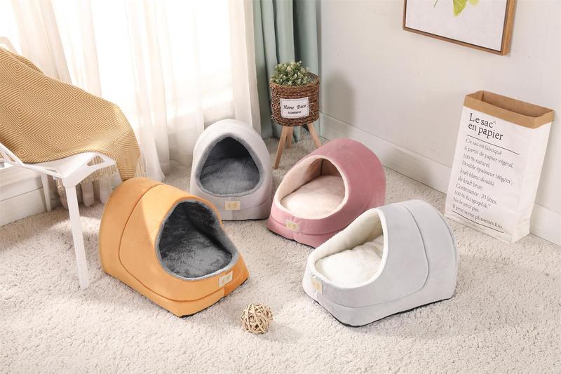メーカー直供猫窩冬保温猫寝袋深さ睡眠四季通用猫窩ペット窩犬窩|undefined