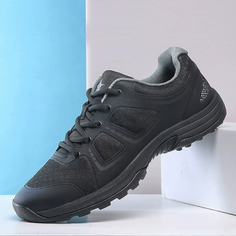 Новые 019 кроссовки для физической подготовки, мужские черные кроссовки, дышащие легкие кроссовки, пожарные туфли, резиновые туфли для освобождения, весна и осень