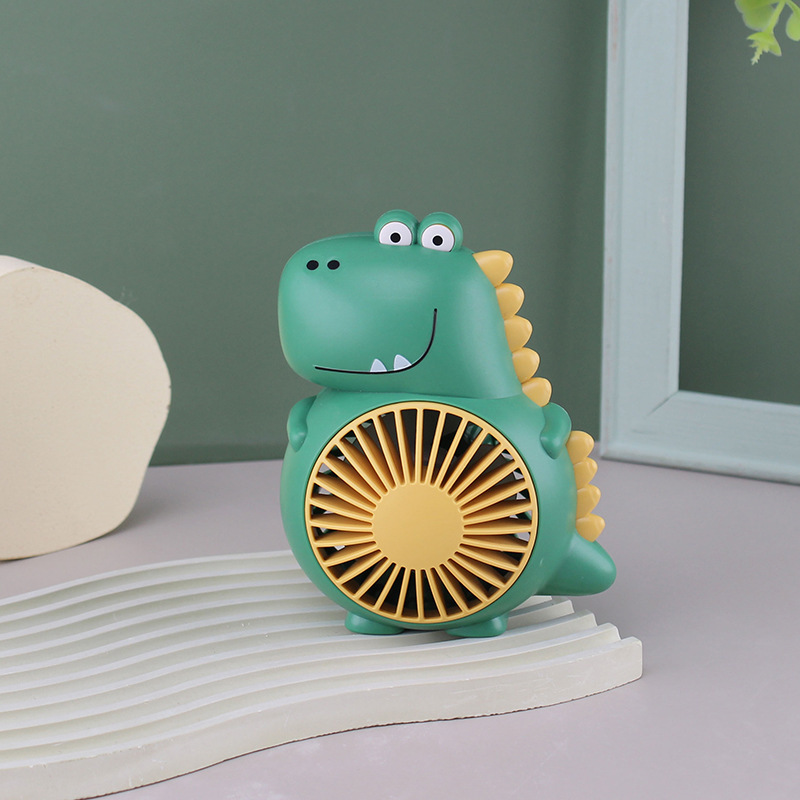 Dinosaur Mini Ventilator Usb Akku Leise Tragbar Für Den Schreibtisch_voghion.com