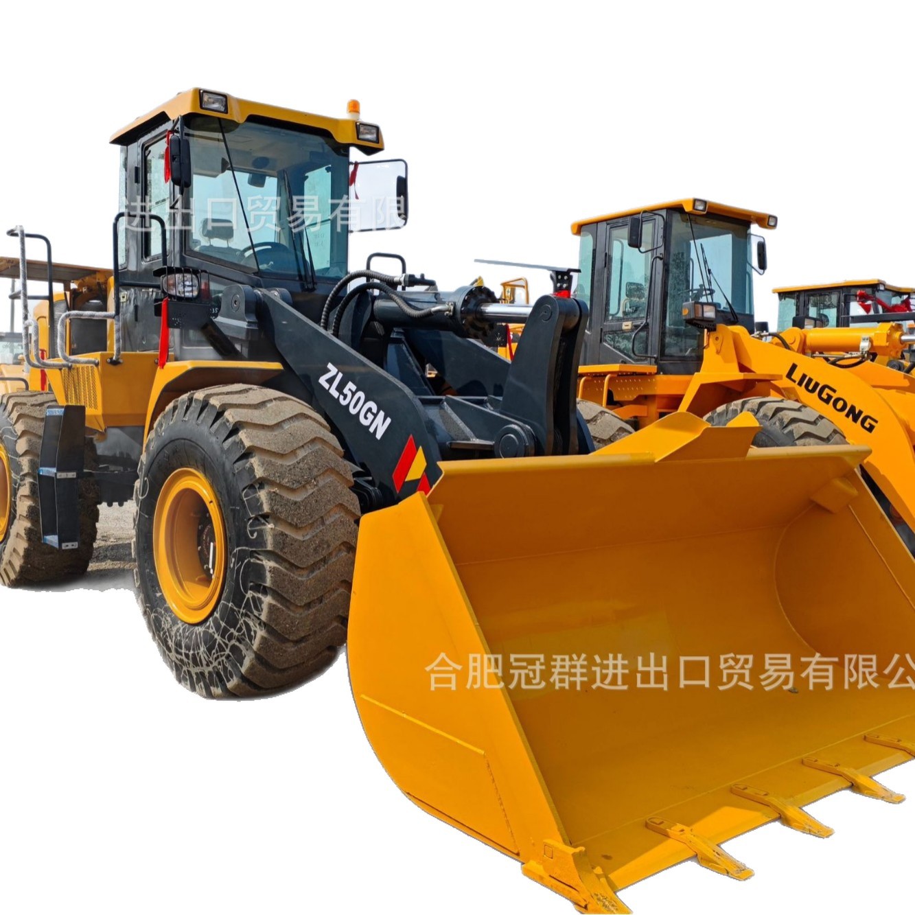 Comercio exterior suministrado directamente a XCMG 50 cargador carretilla elevadora ZL50GN para uso en todo terreno