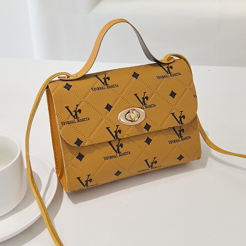 Moda impresa pequeña bolsa cuadrada 2023 nuevo bolso de las mujeres Bolsa de Comercio Exterior bolso de hombro crossbody de las mujeres