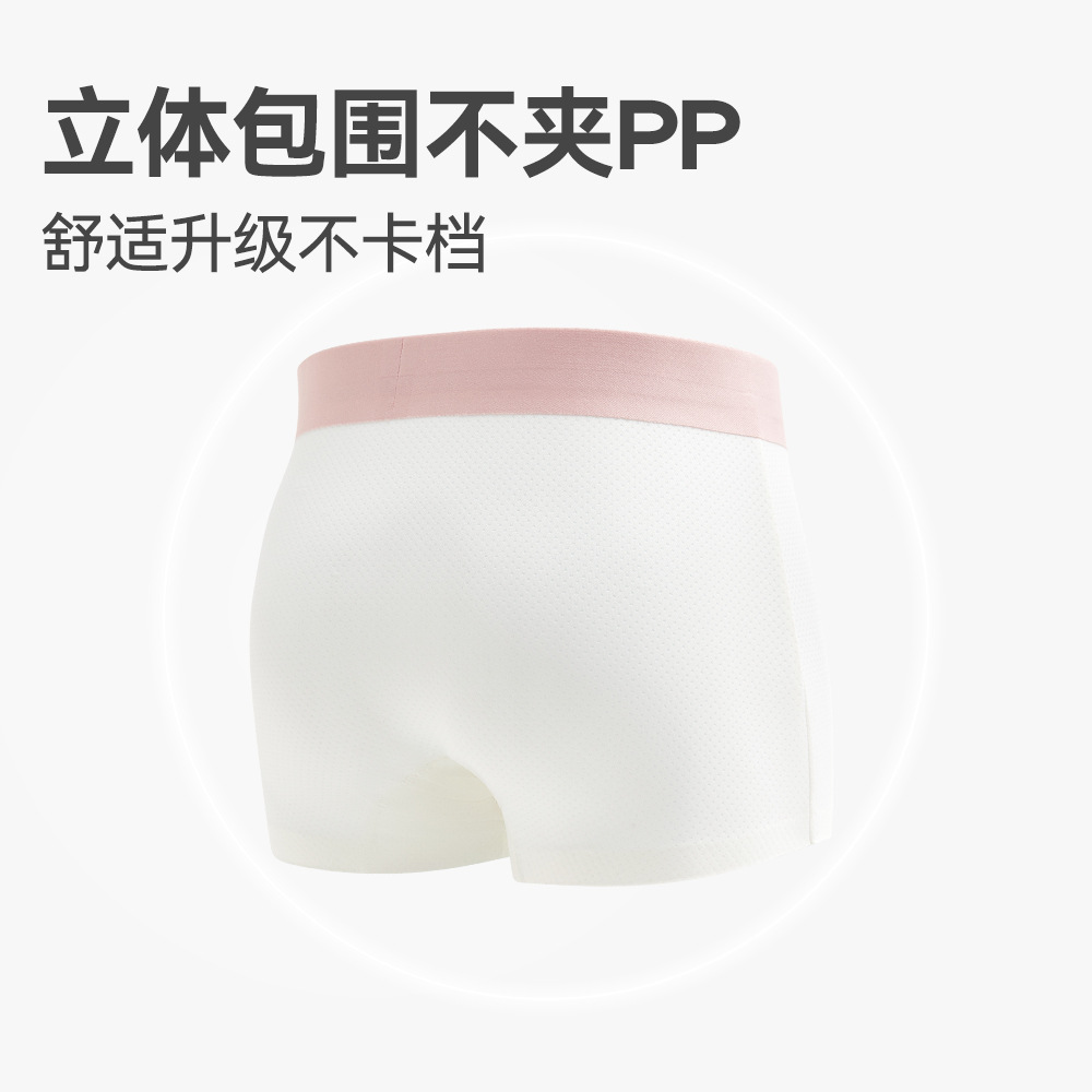 Xiaolongren ropa interior para niños, seda de hielo para niñas, pantalones cortos bóxer finos de verano para niñas, pantalones bóxer para niños pequeños y medianos, sin clip pp