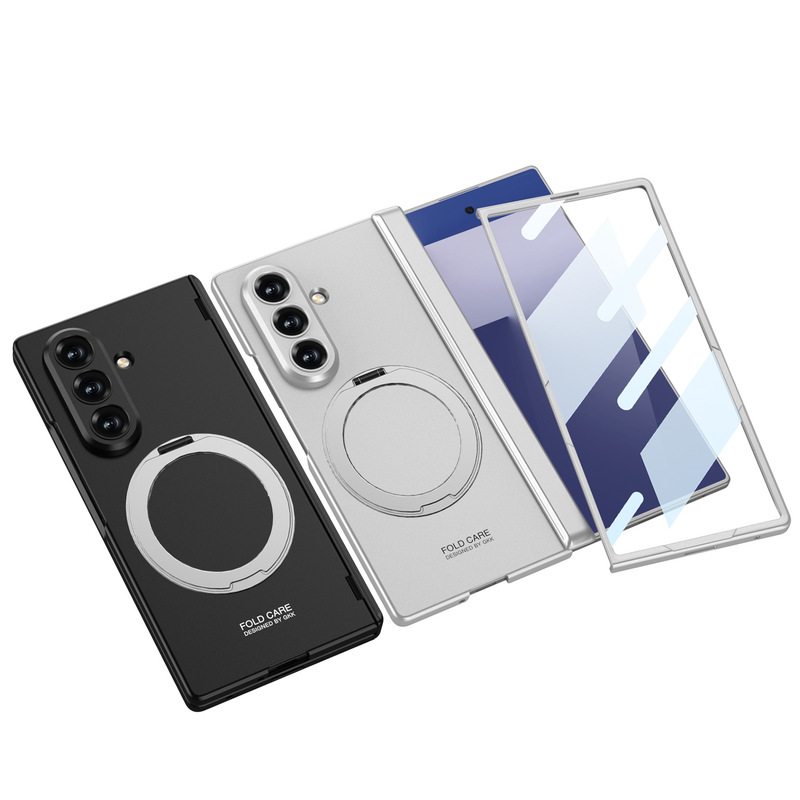 Samsung Z Fold 40% off スタックスクリーン携帯電話ケース外部磁気リングワイヤレス充電 z Fold7 スタンド保護カバーに適しています|undefined