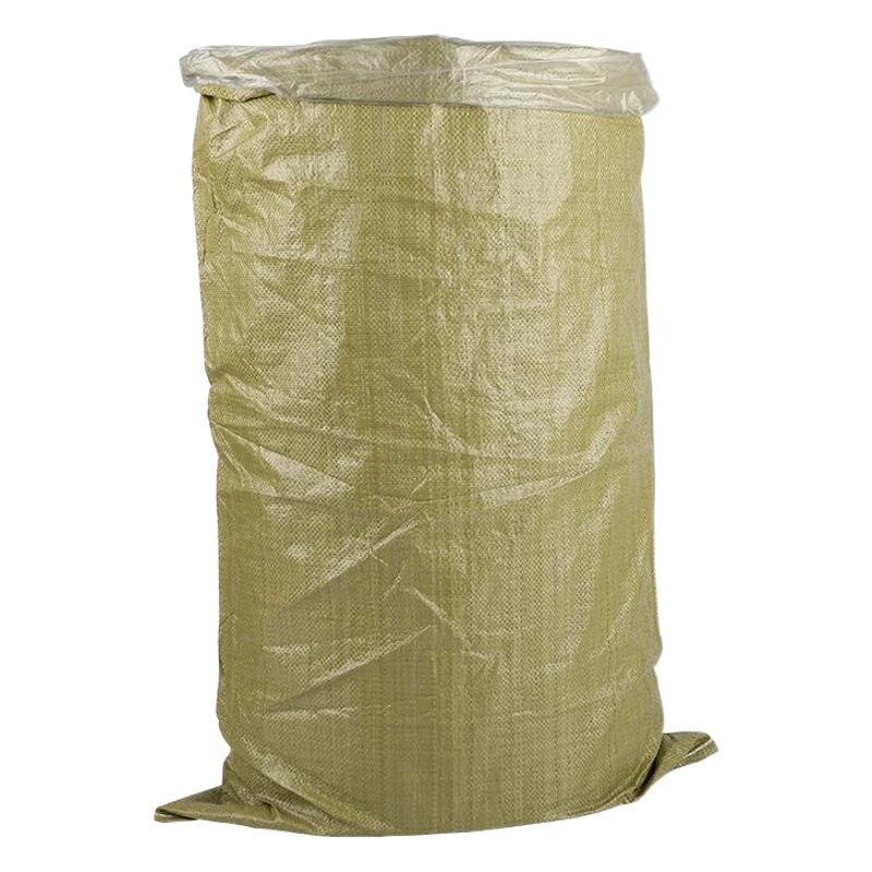 Белая водоустойчивая и влагостойкая пластиковая двухслойная сплетенная сумка с внутренней подкладкой и внутренним контейнером