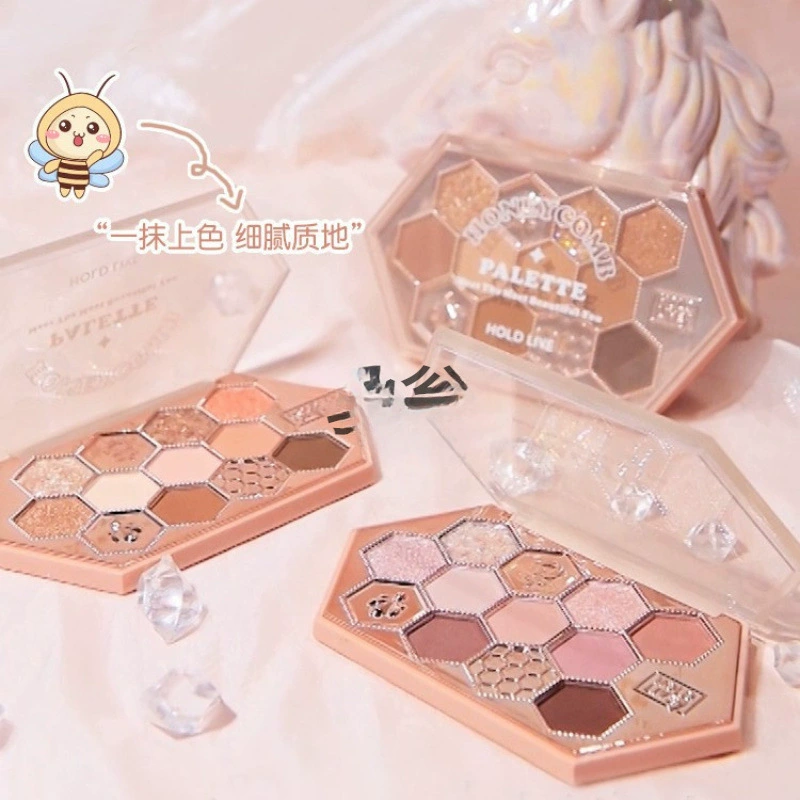 Пыль т honeycomb распавшийся Diamond тени плитка мёд чай молочно-коричневый матовый жемчужный блестящий пигмент по цвету