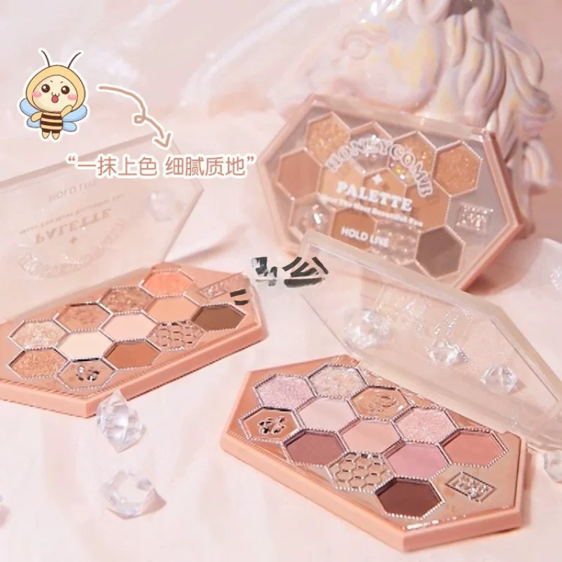 Пыль т honeycomb распавшийся Diamond тени плитка мёд чай молочно-коричневый матовый жемчужный блестящий пигмент по цвету